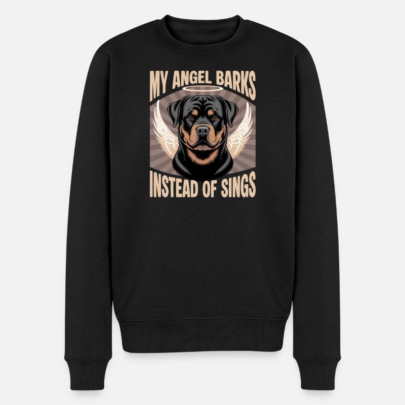 Rottweiler Rottie Dog Breed - Männer Premium Bio Pullover - Schwarz