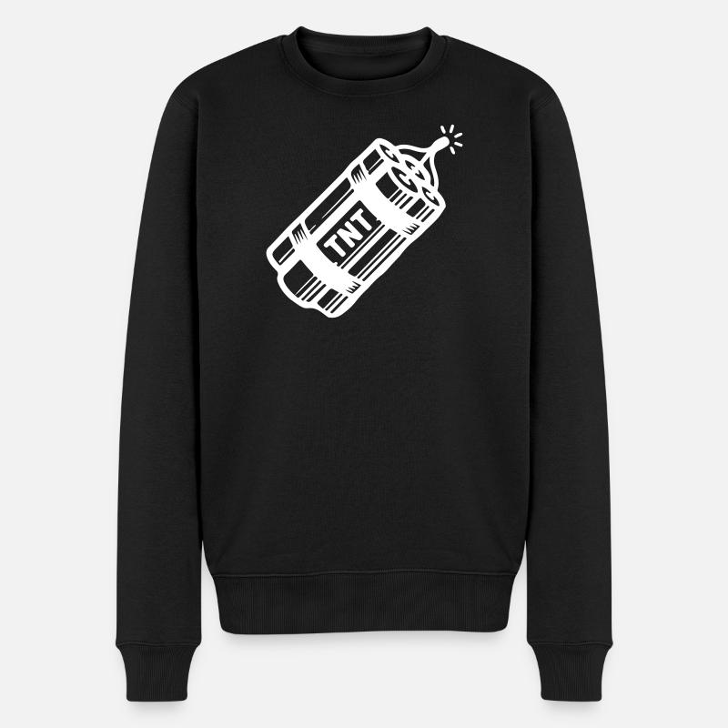 Dynamite Tnt - Men's Premium Organic Jumper - black