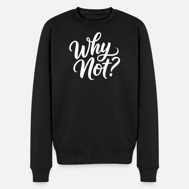 Pourquoi pas ? - Pull Premium bio Homme - noir
