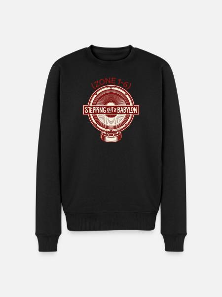 Stepping Out Of Babylon Reggae - Men's Premium Organic Jumper - black