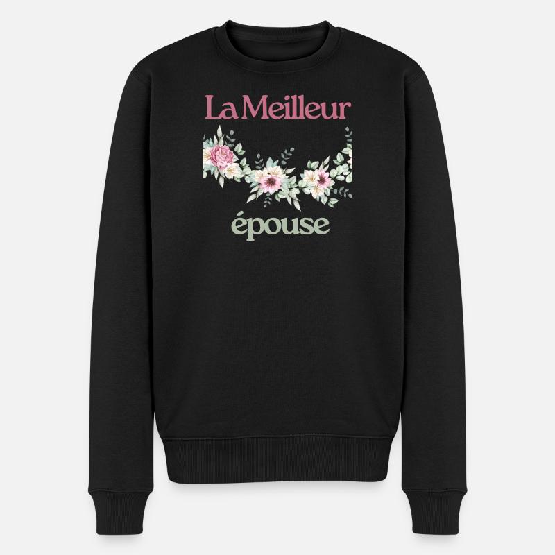 La Meilleur  épouse - Pull Premium bio Homme - noir