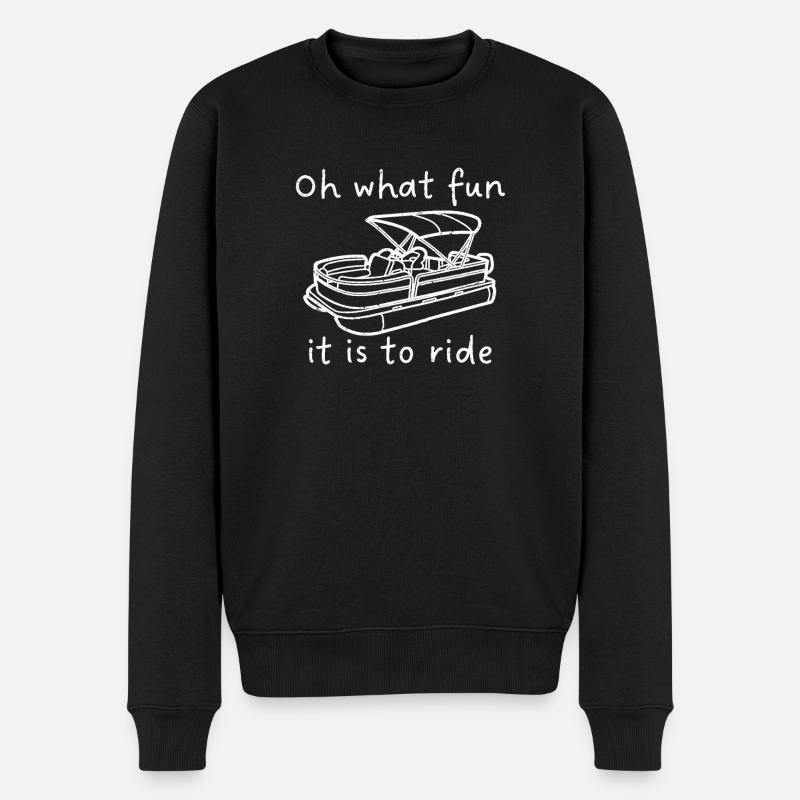 Oh quel plaisir de rouler - Pull Premium bio Homme - noir