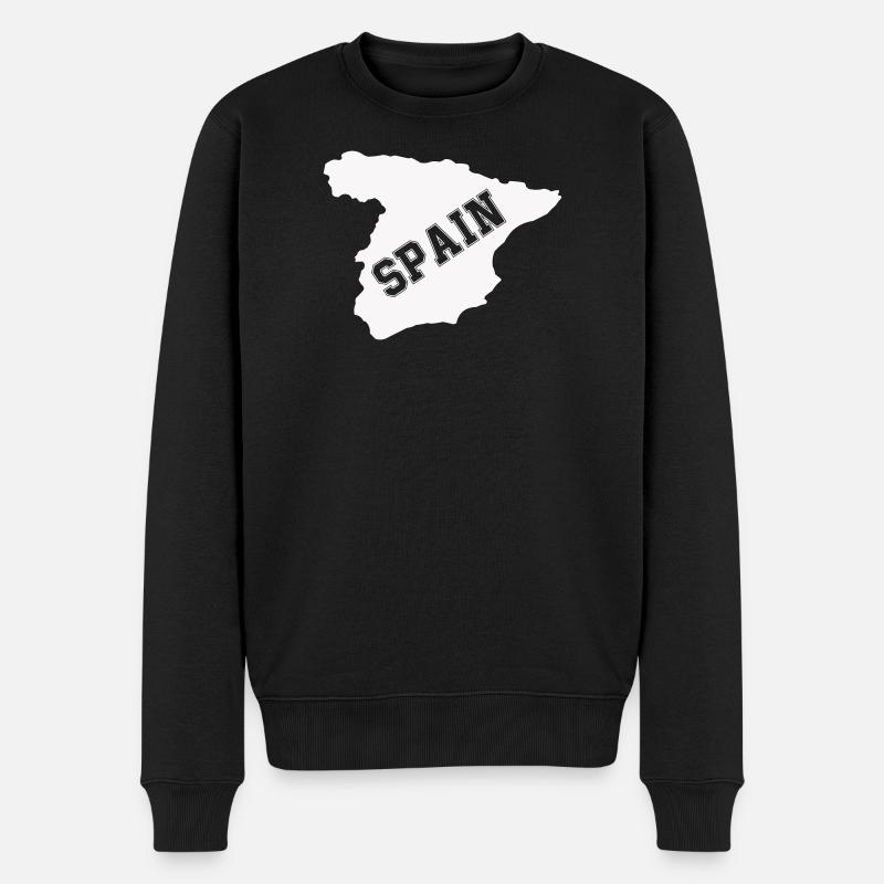 spanien spain - Männer Premium Bio Pullover - Schwarz