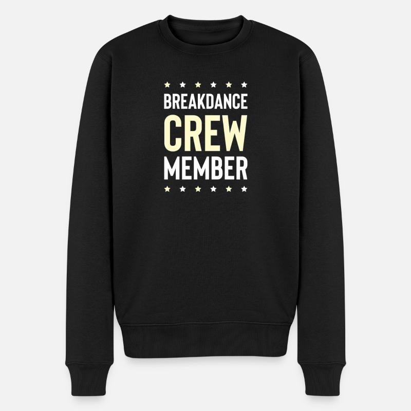 Breakdance Crew - Männer Premium Bio Pullover - Schwarz