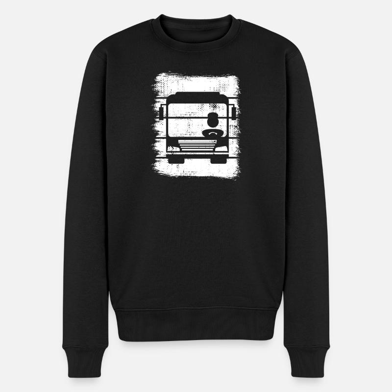 Rétro Bus Driver - Pull Premium bio Homme - noir