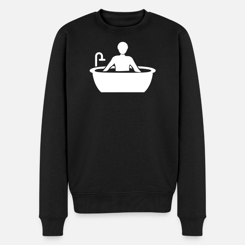 Baignoire - Pull Premium bio Homme - noir