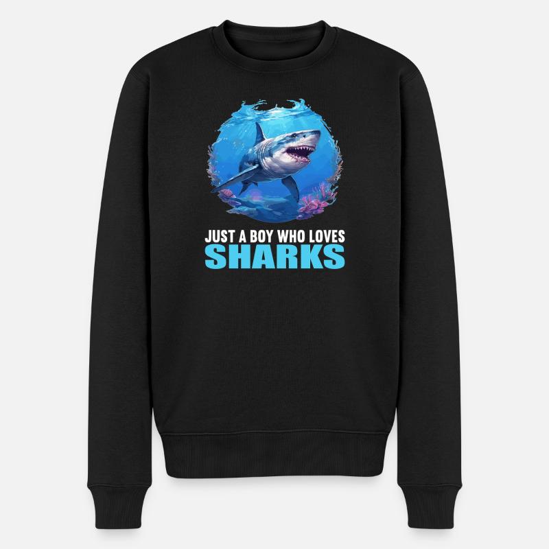 Requins Requin - Pull Premium bio Homme - noir