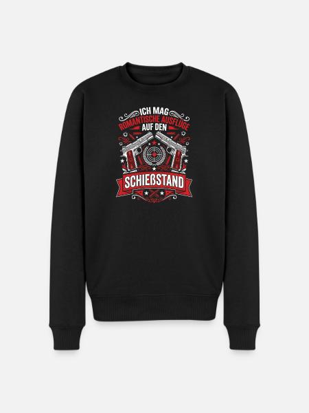 Romantische Ausflüge Schießstand - Männer Premium Bio Pullover - Schwarz