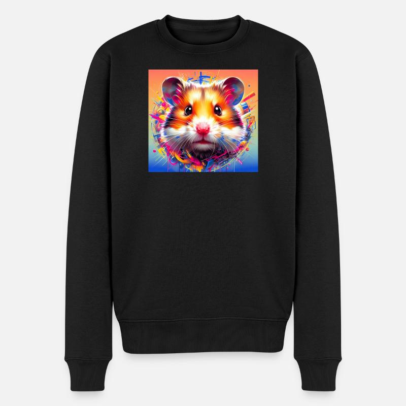 hamster - Pull Premium bio Homme - noir