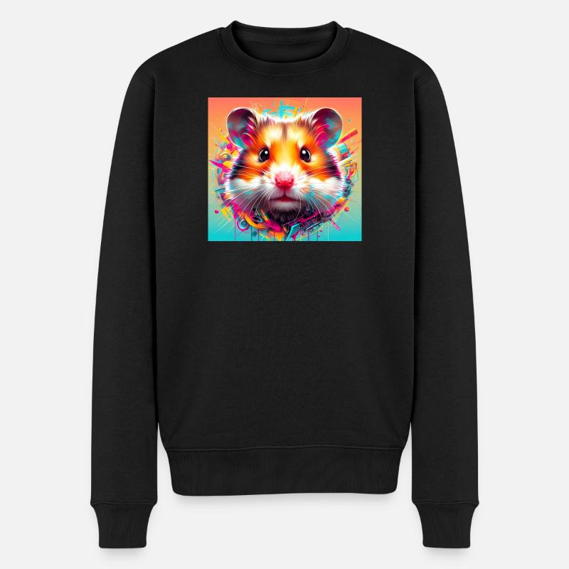 hamster - Pull Premium bio Homme - noir