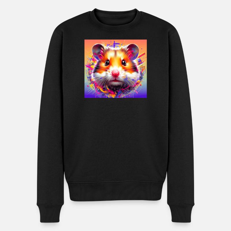 hamster - Pull Premium bio Homme - noir