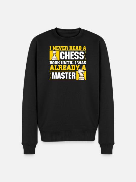 Échiquier des joueurs d’échecs - Pull Premium bio Homme - noir