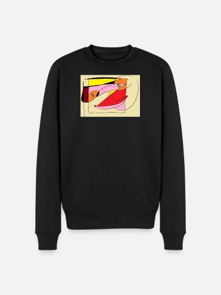 ibu - Men's Premium Organic Jumper - black