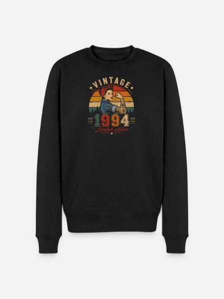 Edizione Limitata Vintage 1994 Regalo Femminile - Maglione ecologico premium da uomo - nero