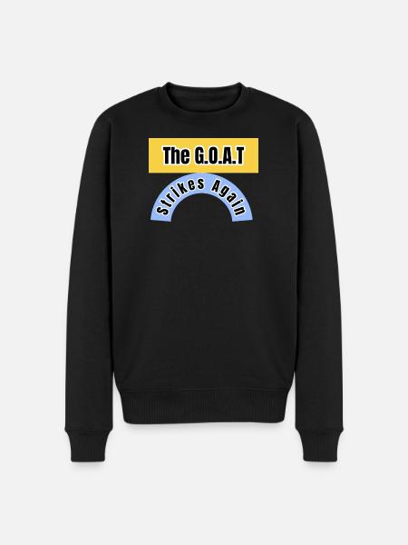 The GOAT Strikes Again - Men's Premium Organic Jumper - black
