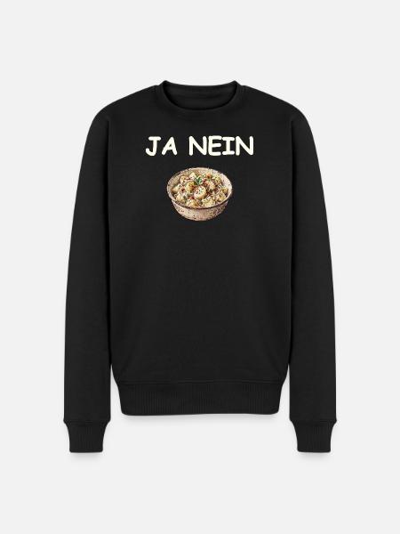 Yes No Potato Salad - Men's Premium Organic Jumper - black