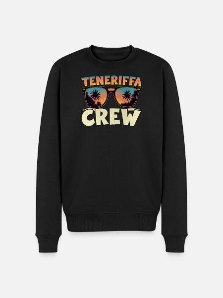 Teneriffa Crew - Männer Premium Bio Pullover - Schwarz