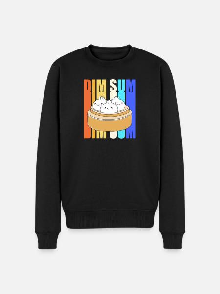 Dim sum - Pull Premium bio Homme - noir