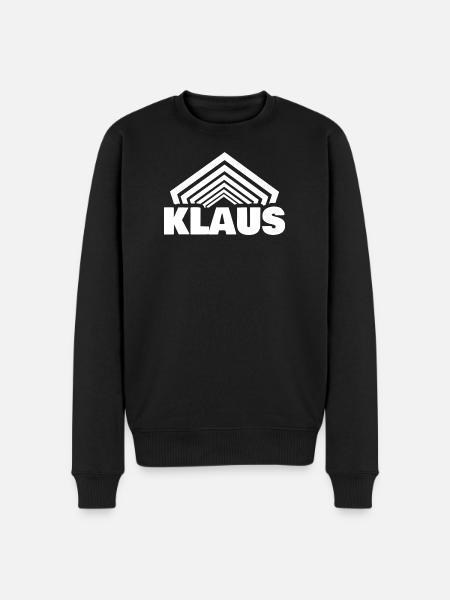 Boy's name Klaus - Men's Premium Organic Jumper - black
