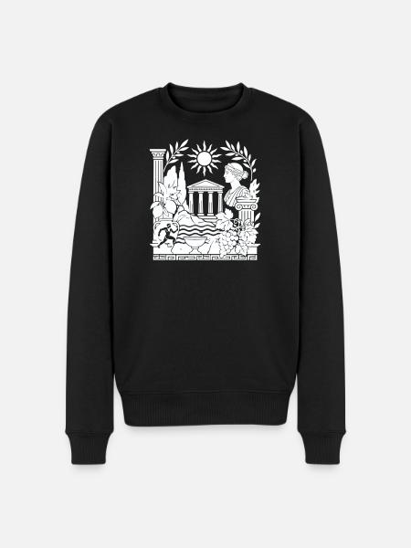 Ancient Greek Mythology - Men's Premium Organic Jumper - black