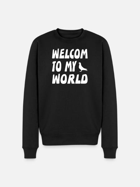 Doves - Men's Premium Organic Jumper - black