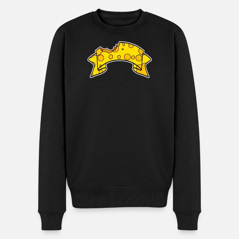Fromage Bannière - Pull Premium bio Homme - noir