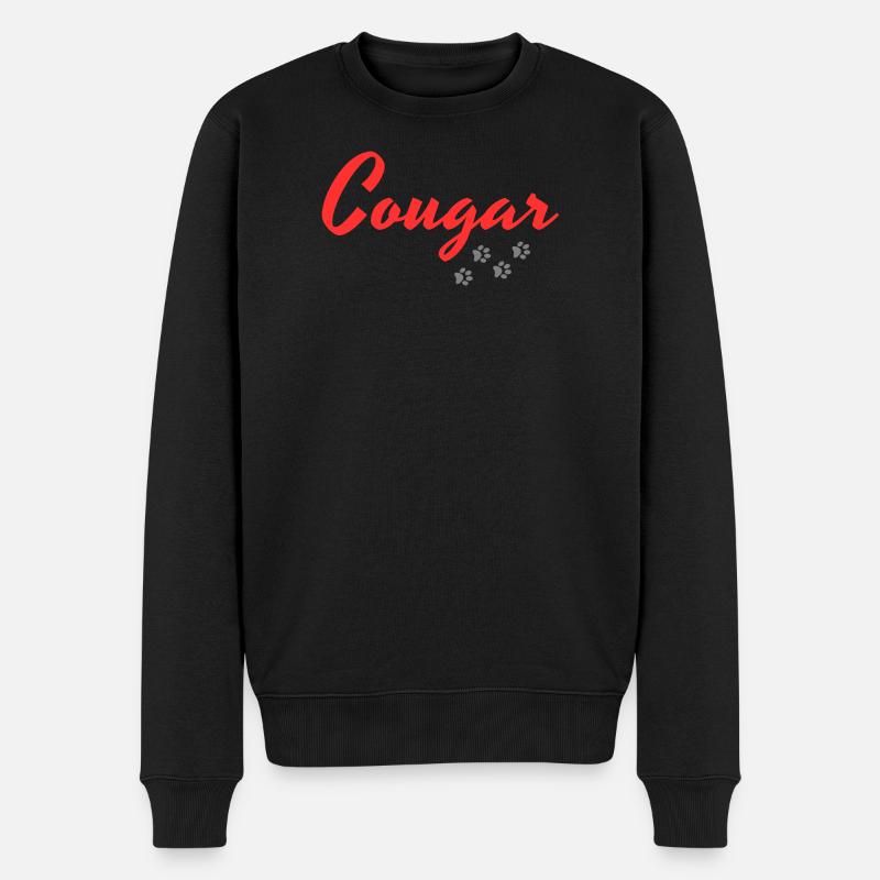 énorme couguar - Pull Premium bio Homme - noir