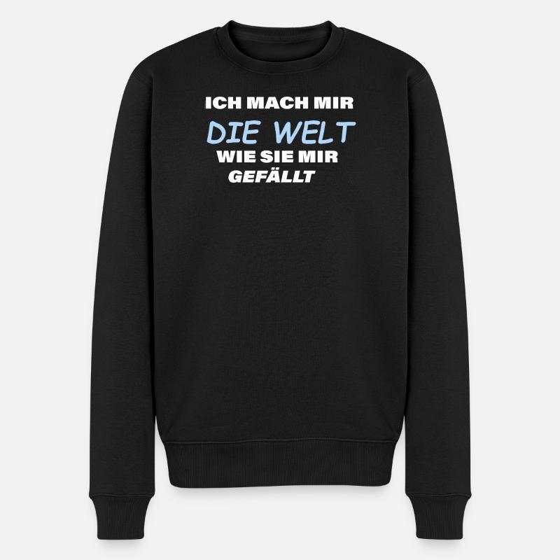 LE MONDE - COMME JE L’AIME - Pull Premium bio Homme - noir