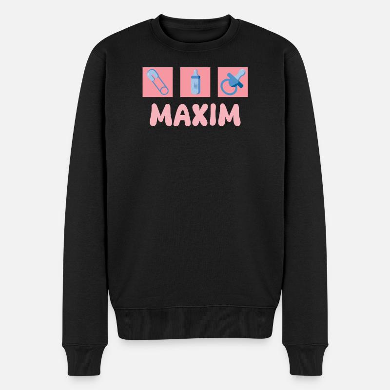 Cadeau pour Maxim - Pull Premium bio Homme - noir