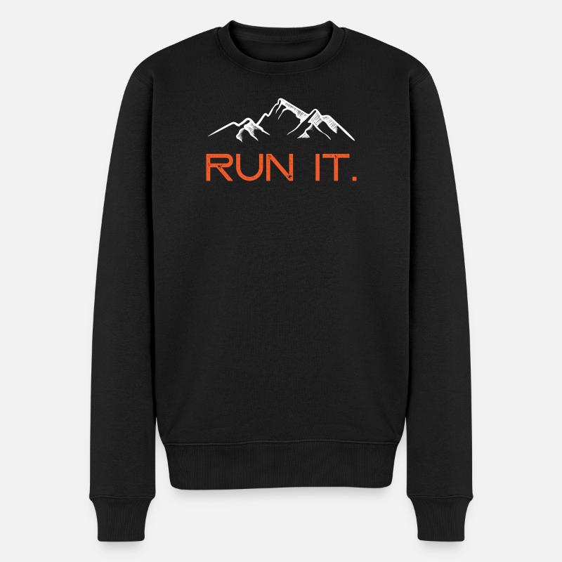 Ultra Running - Cours ! - Pull Premium bio Homme - noir