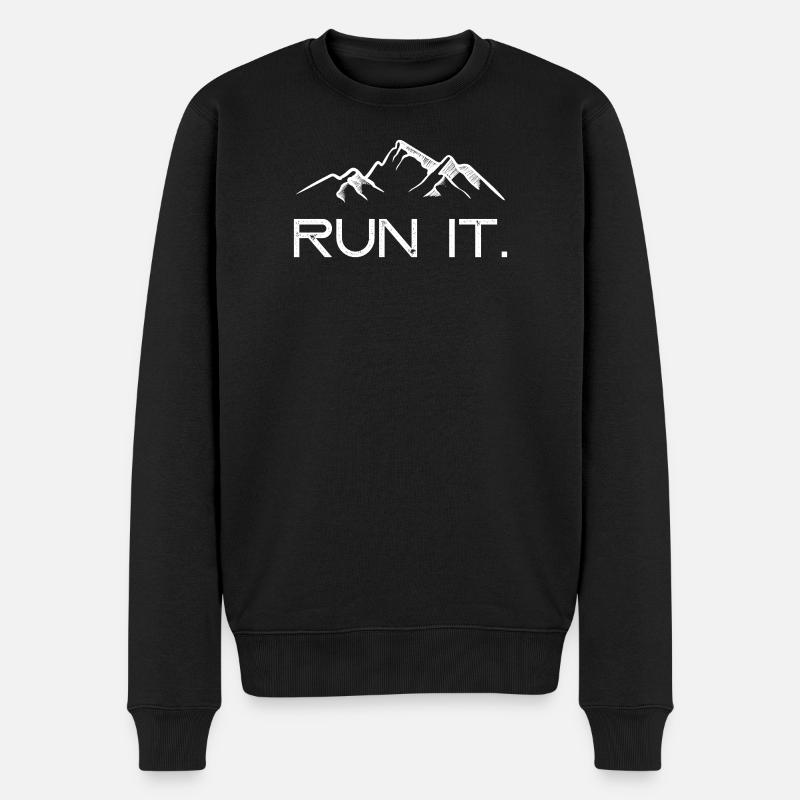Ultra Running - Cours ! - Pull Premium bio Homme - noir