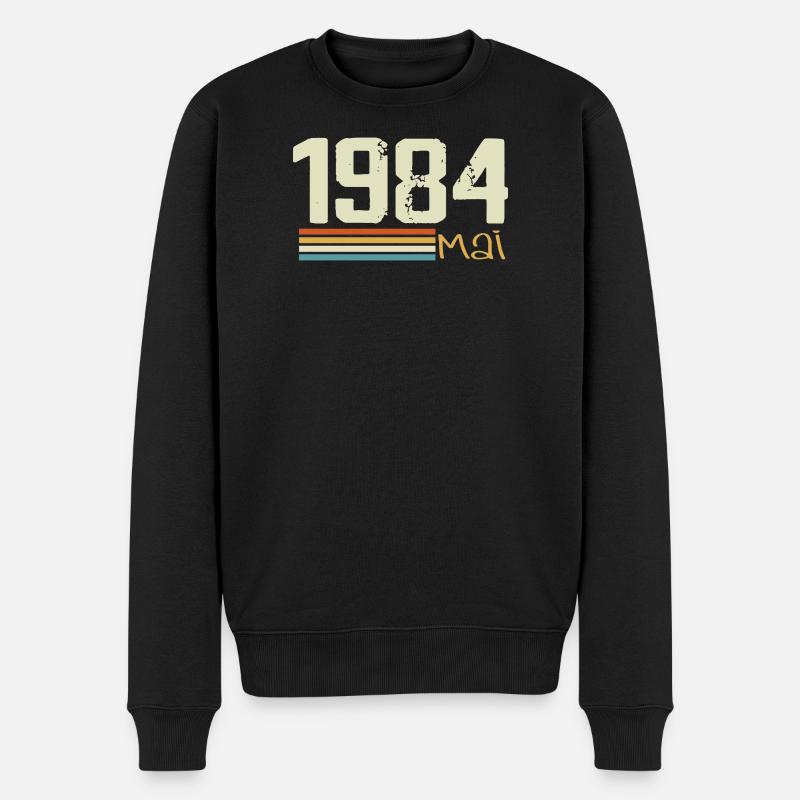 Mai 1984 - Pull Premium bio Homme - noir