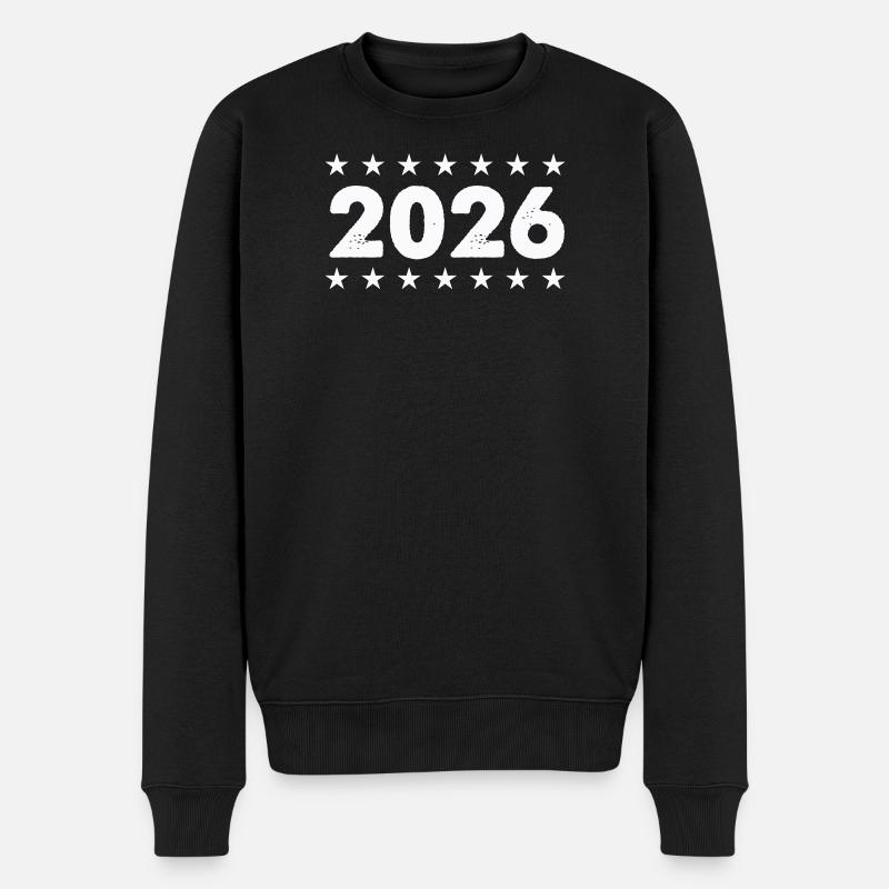 2026 Star Frame - Men's Premium Organic Jumper - black