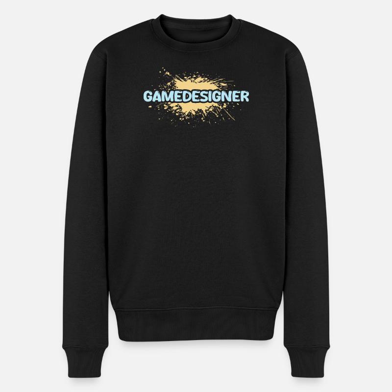 Profession Concepteur de jeux - Pull Premium bio Homme - noir