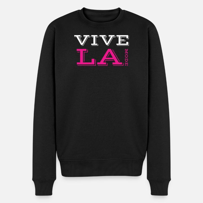 vive la mode - Pull Premium bio Homme - noir
