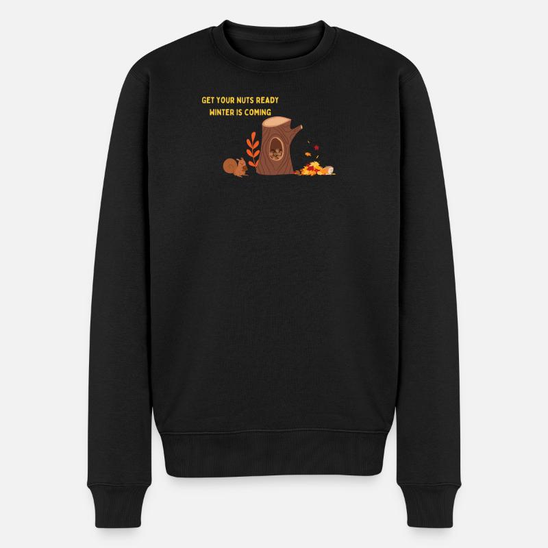 Noix pour l’hiver - Pull Premium bio Homme - noir