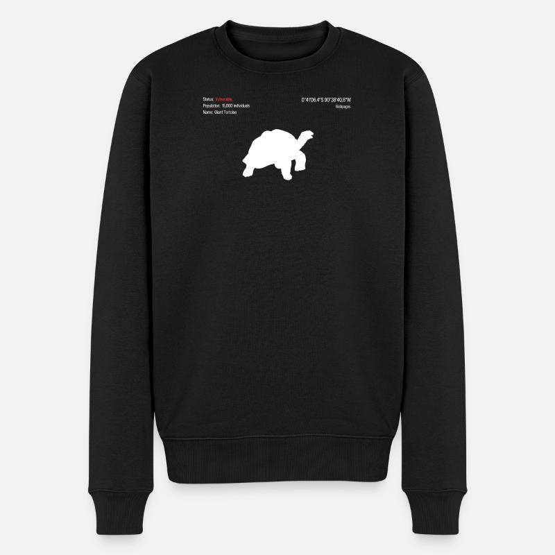Tortue géante - Pull Premium bio Homme - noir