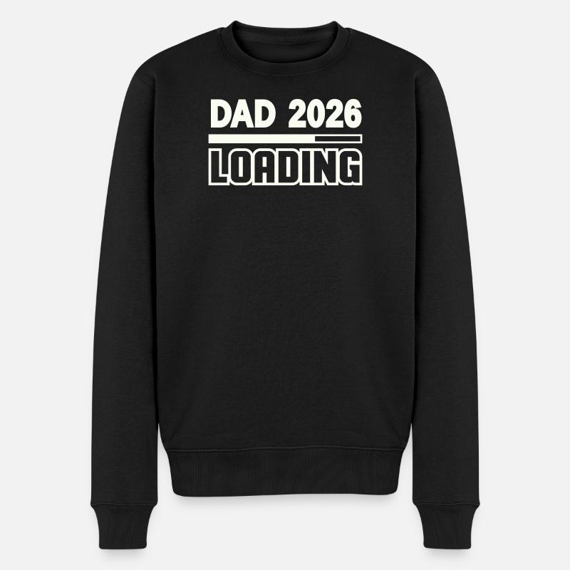dad_2026_loading- - Økologisk premium-sweatshirt til mænd - sort