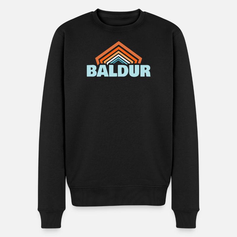 Baldur - Pull Premium bio Homme - noir