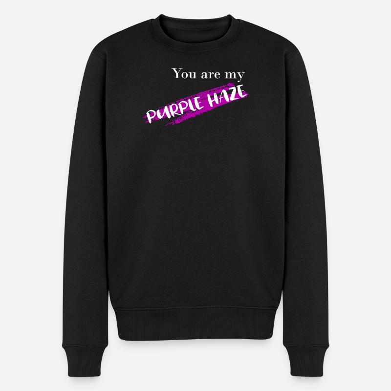 Tu es mon - Pull Premium bio Homme - noir
