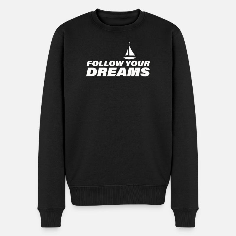 Suivez vos rêves - Pull Premium bio Homme - noir