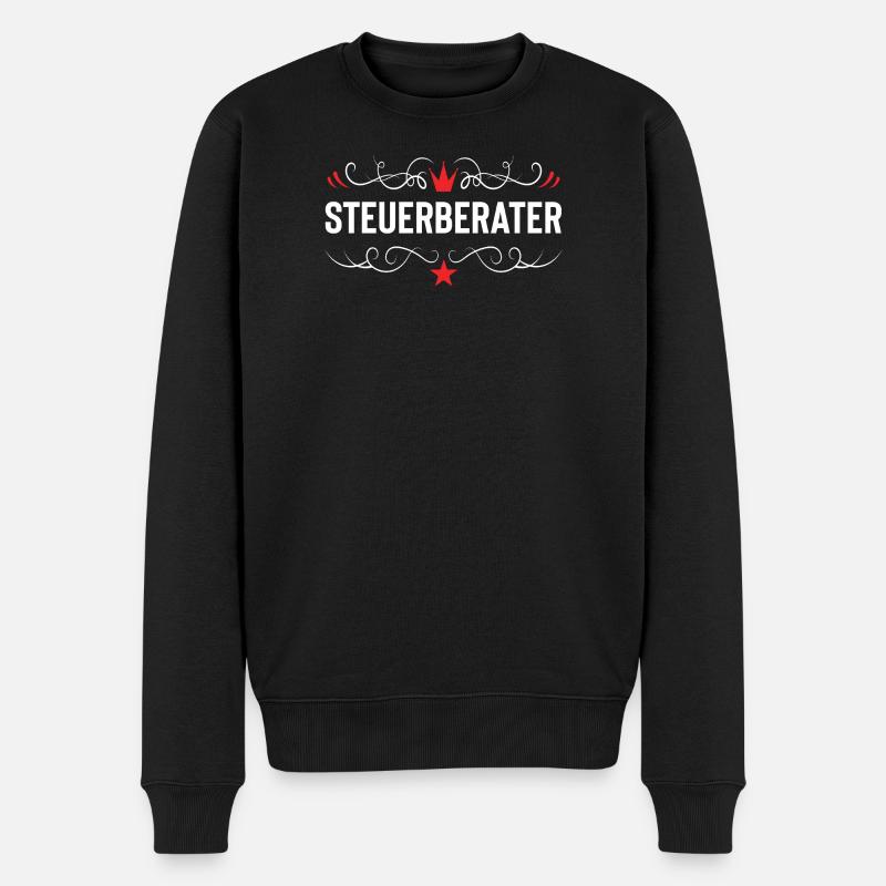 Steuerberater Beruf - Männer Premium Bio Pullover - Schwarz