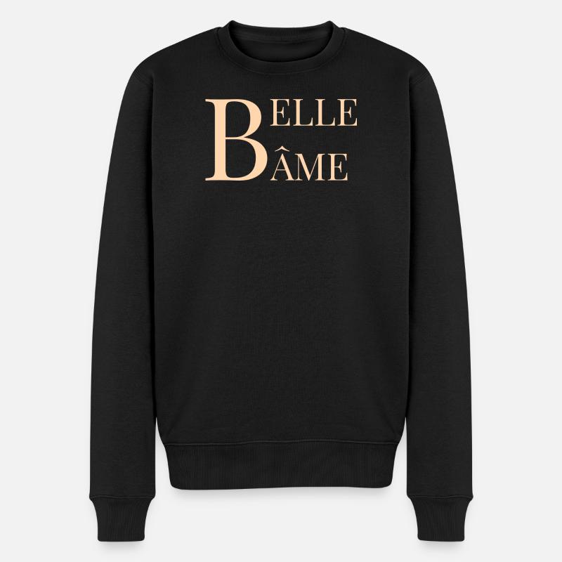 belle âme - Pull Premium bio Homme - noir