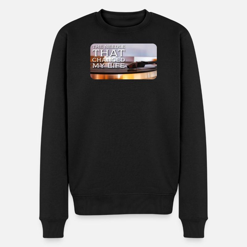 L’aiguille qui a changé ma vie - Pull Premium bio Homme - noir