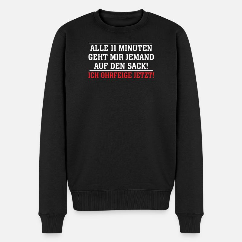 Tape toutes les 11 minutes - Pull Premium bio Homme - noir