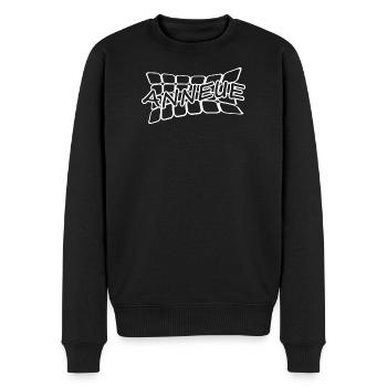 Name Annelie - Männer Premium Bio Pullover - Schwarz - Vorne - Nico (187cm)