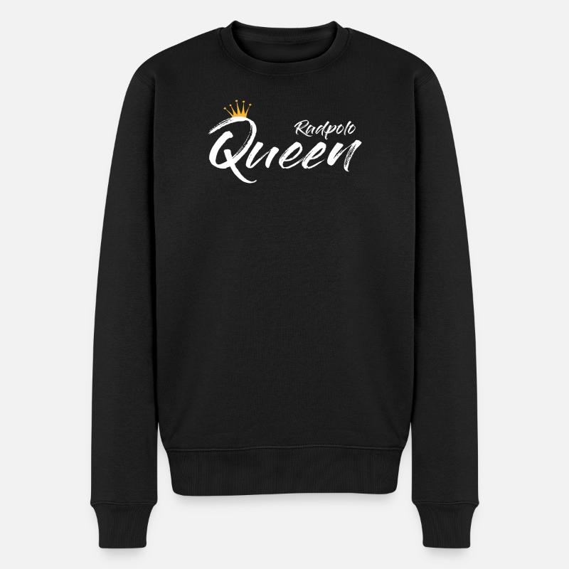 Reine du polo à vélo - Pull Premium bio Homme - noir