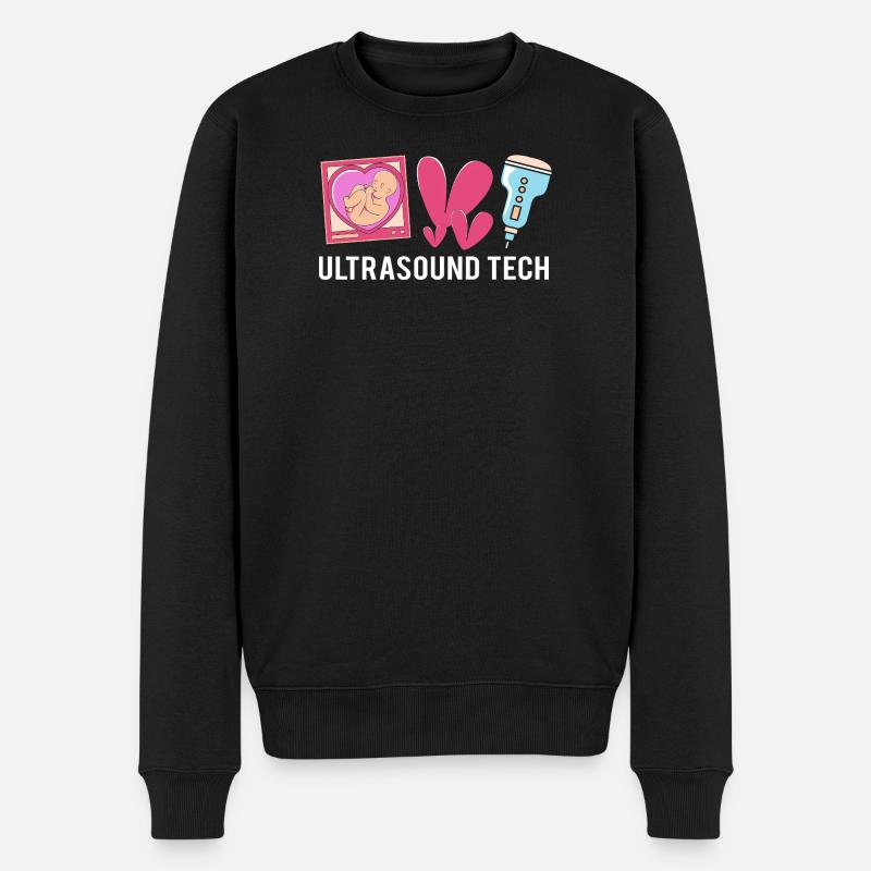 Ultraschall Techniker Ultraschalltechniker - Männer Premium Bio Pullover - Schwarz