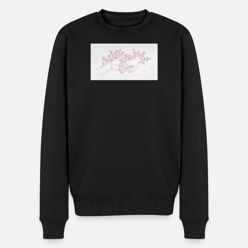 Hand of the Protector - Men's Premium Organic Jumper - black