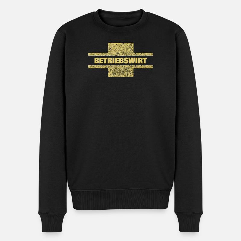 Betriebswirt als Beruf - Männer Premium Bio Pullover - Schwarz